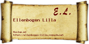 Ellenbogen Lilla névjegykártya